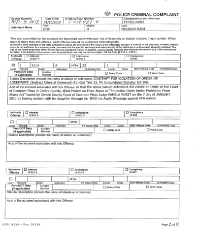 Arrest Warrant